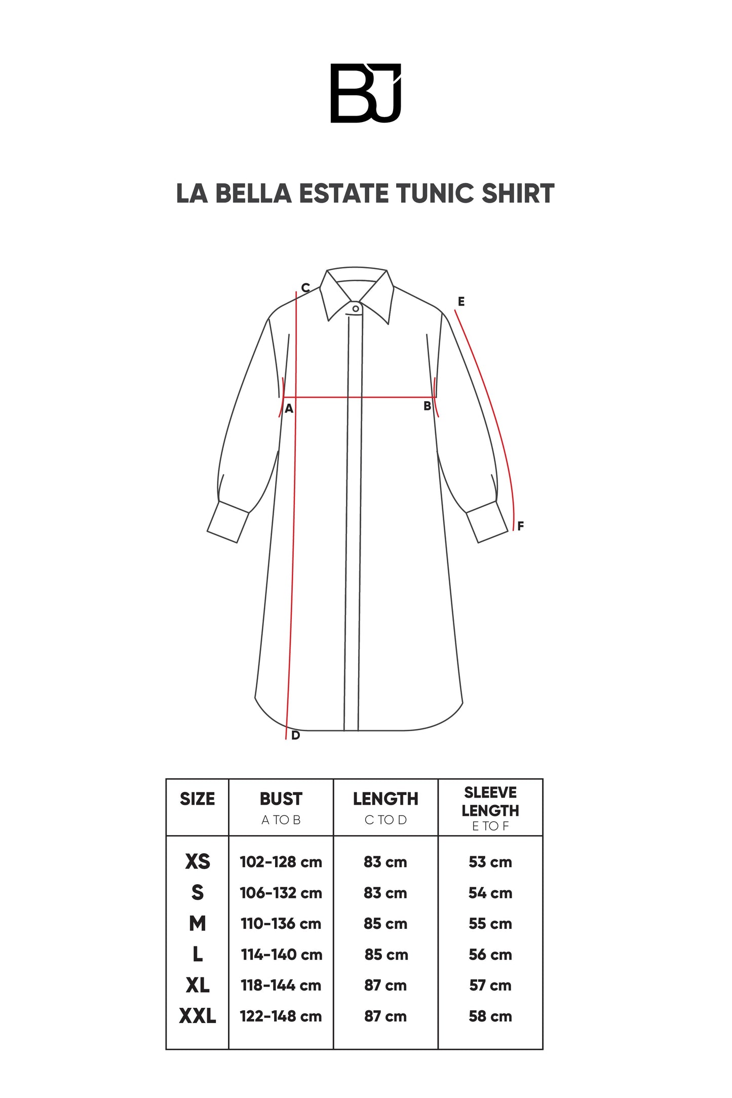 La Bella Estate Tunic Shirt - Blue