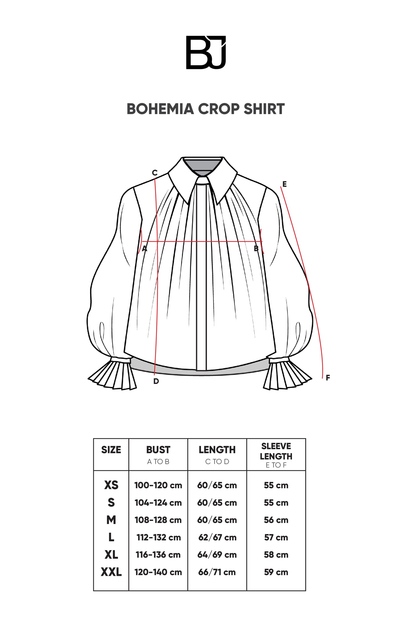 Bohemia Crop Shirt - Ivory