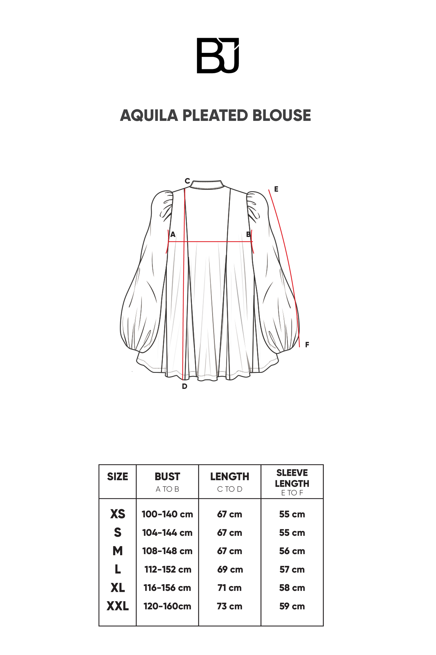 Aquila Pleated Blouse - Black