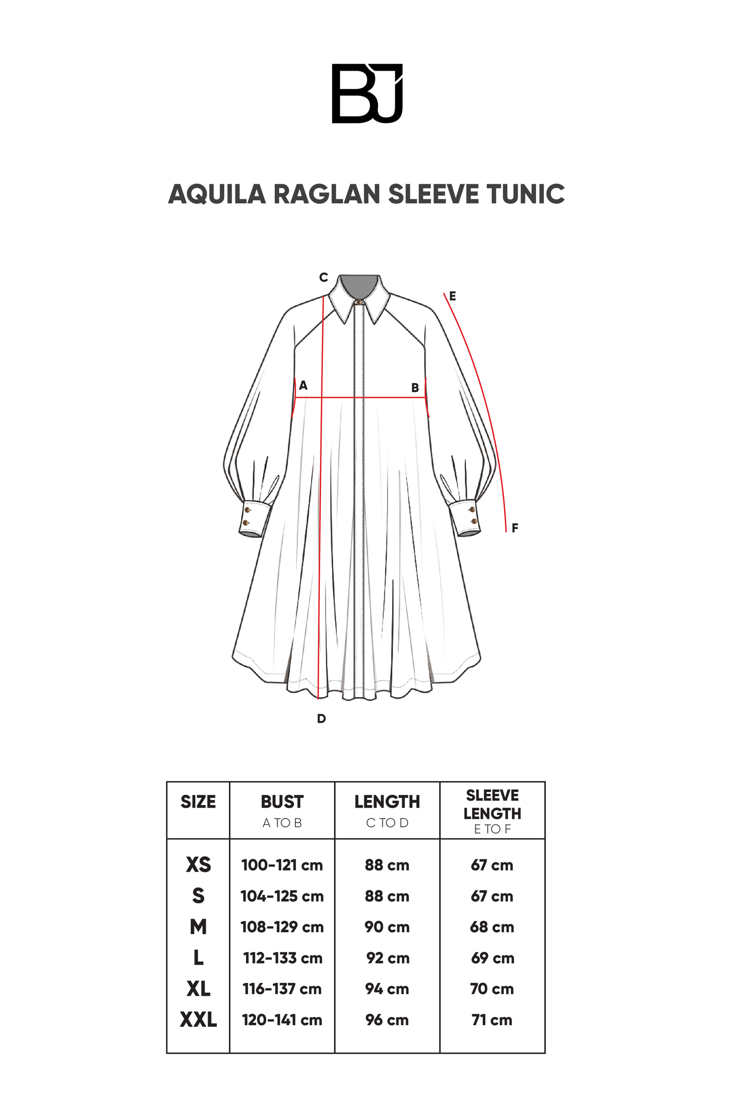Aquila Raglan Sleeve Tunic - Navy