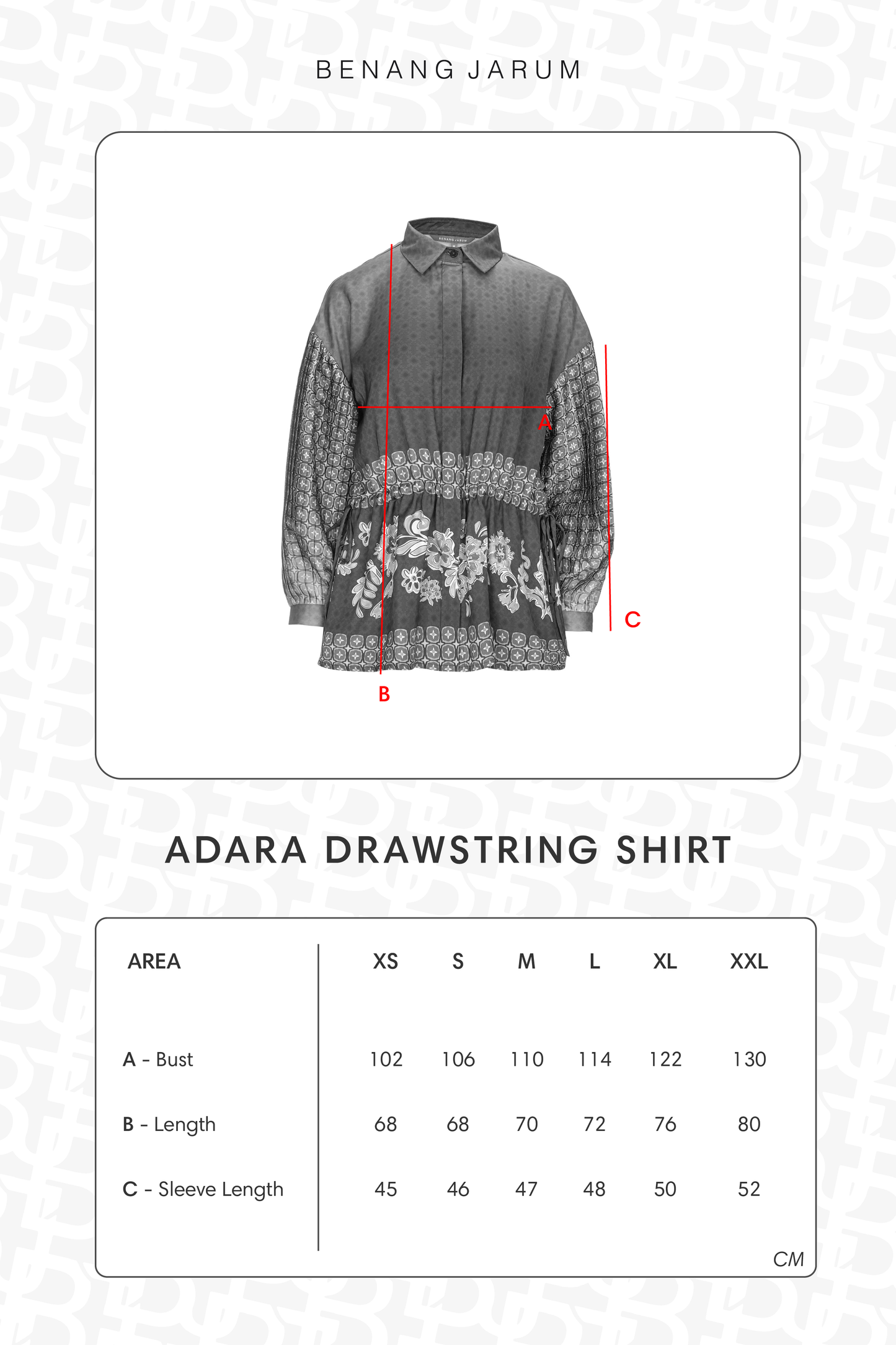 Adara Drawstring Shirt - Eclipse