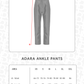 Adara Ankle Pants - Eden