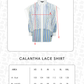 Calantha Lace Shirt - Macaroon