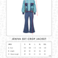 Jeniva Set Crop Jacket - Naval Blue