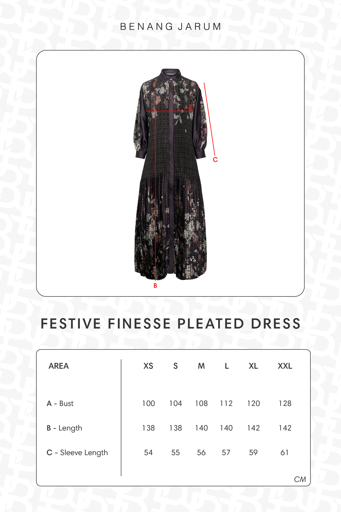 Festive Finesse Pleated Dress - Black