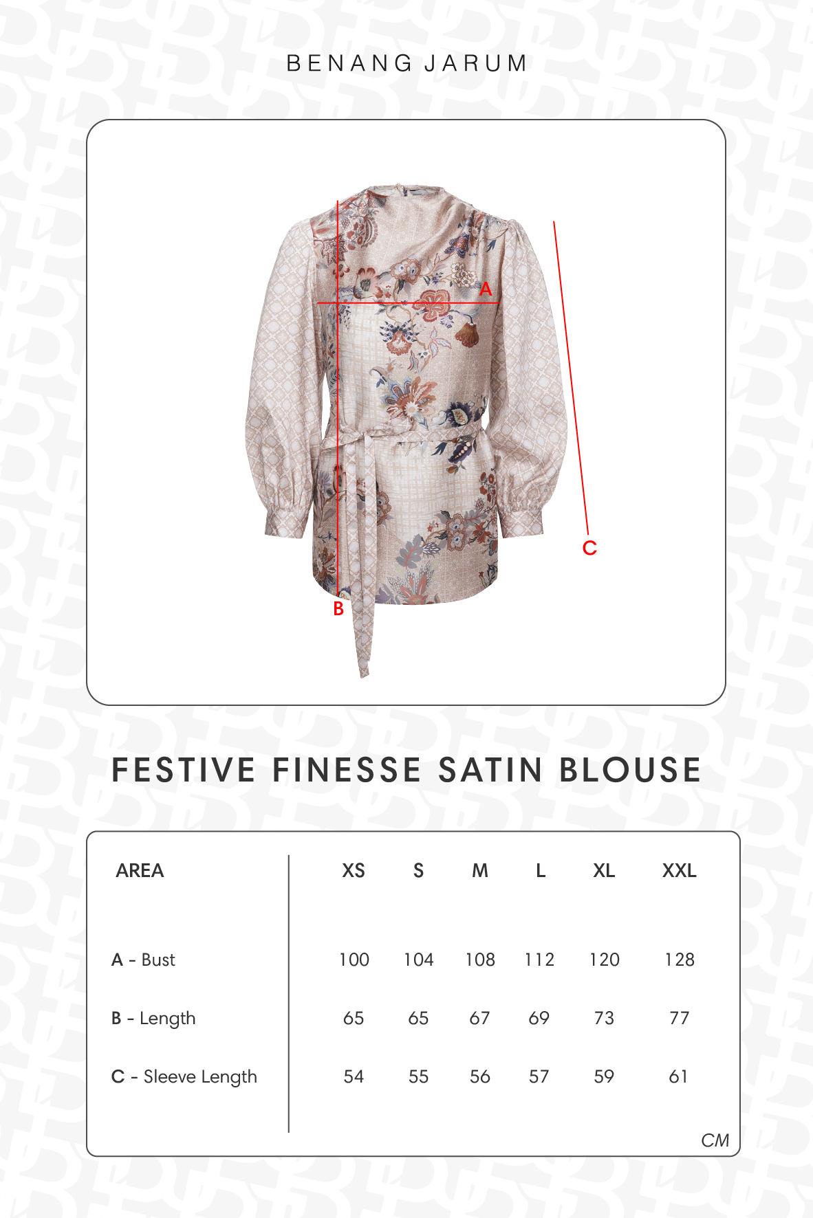 Festive Finesse Satin Blouse - Maple