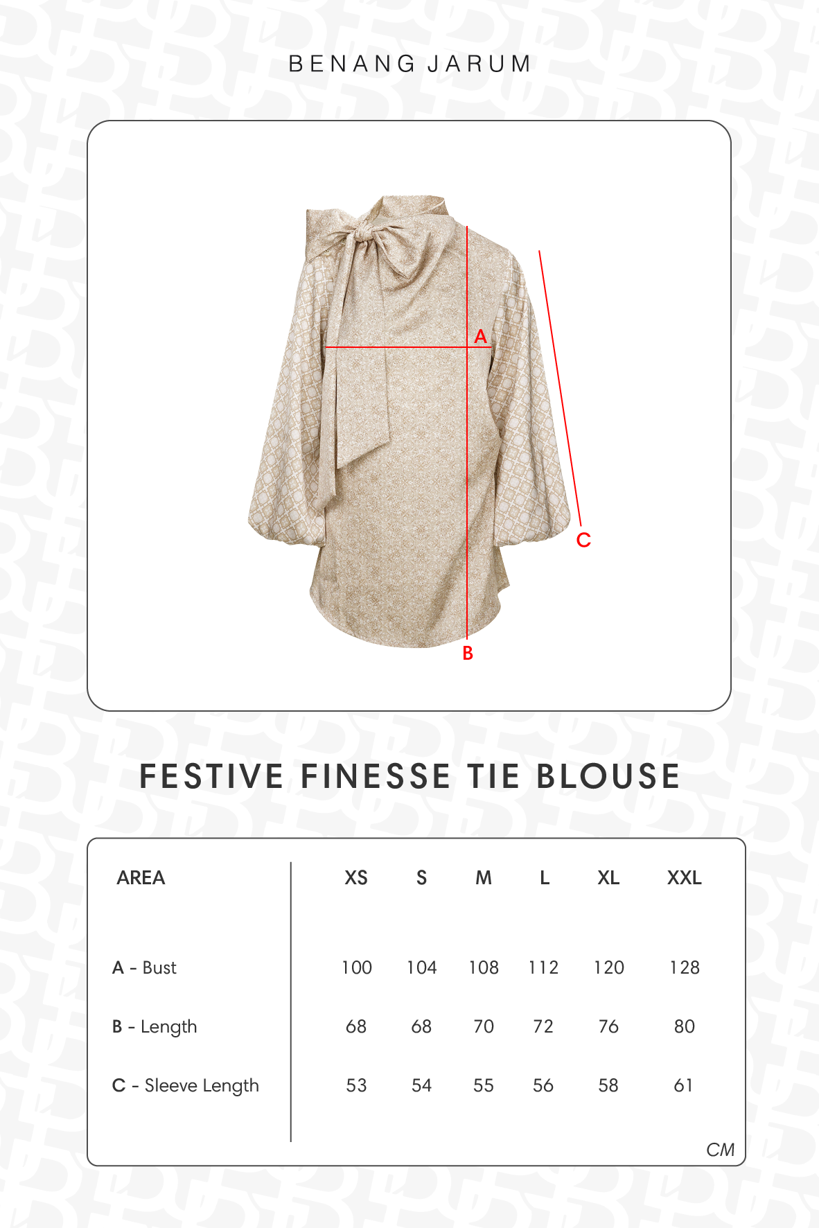 Festive Finesse Tie Blouse - Maple