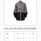Call Of The Wild Cotton Shirt - Stone