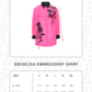Griselda Embroidery Shirt - Pink