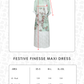 Festive Finesse Maxi Dress - Sand