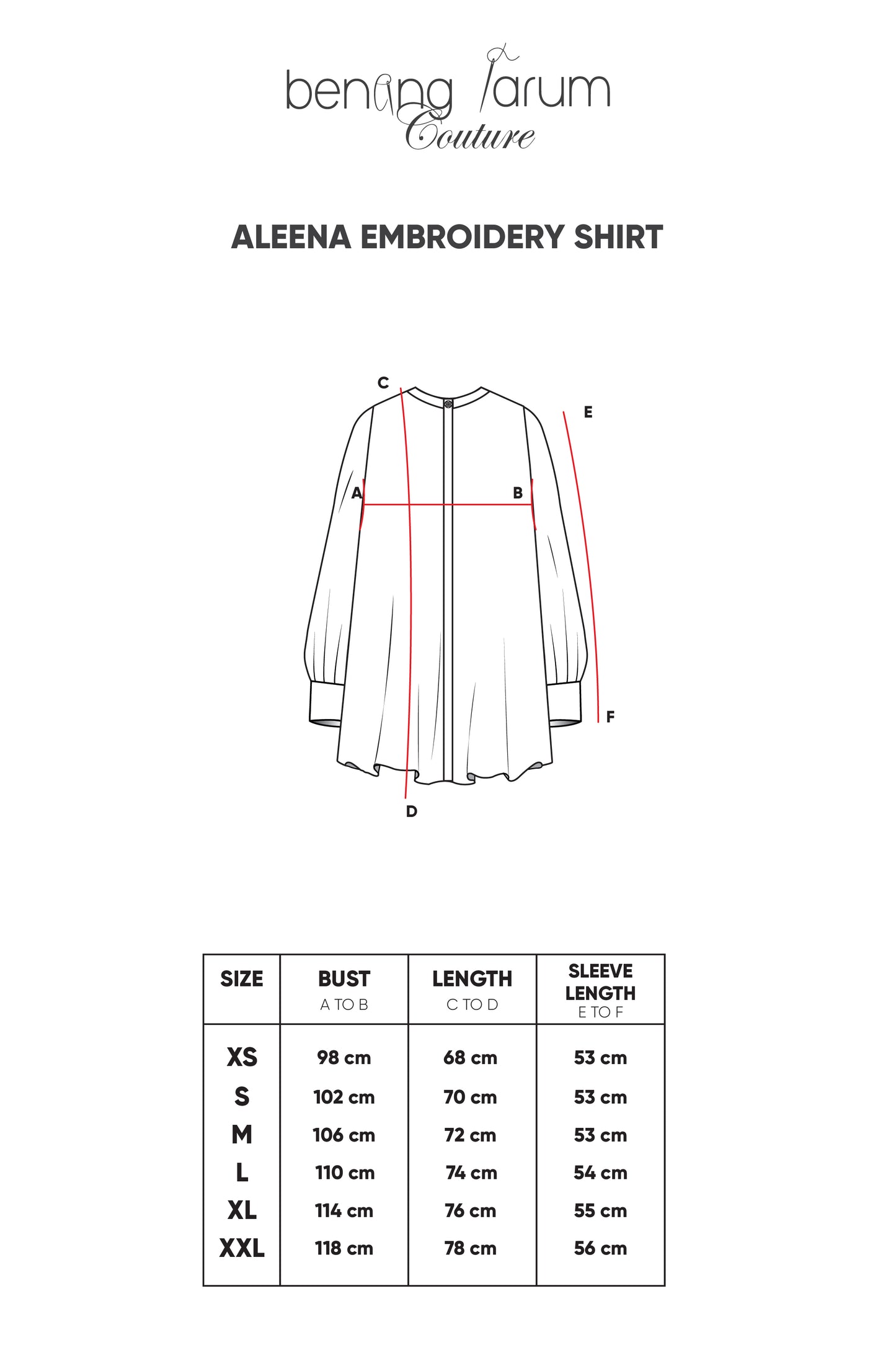 Aleena Embroidery Shirt - Cream