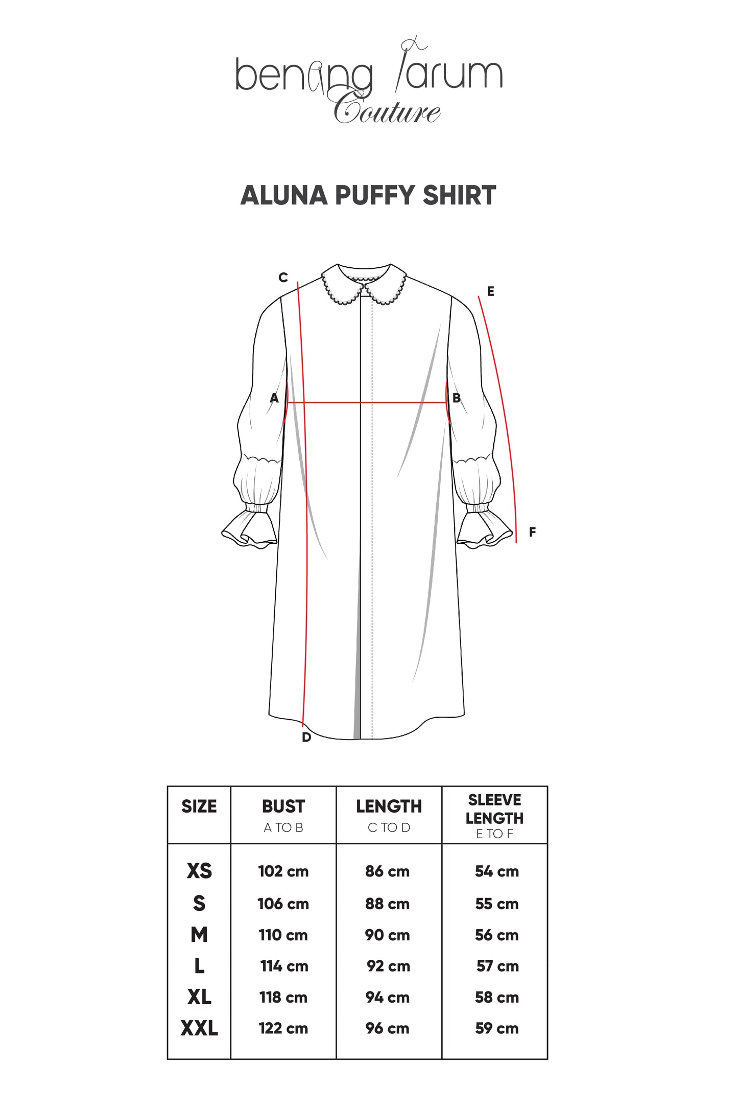 Aluna Puffy Shirt - Cream