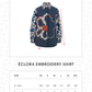 Eclora Embroidery Shirt - Aconitum