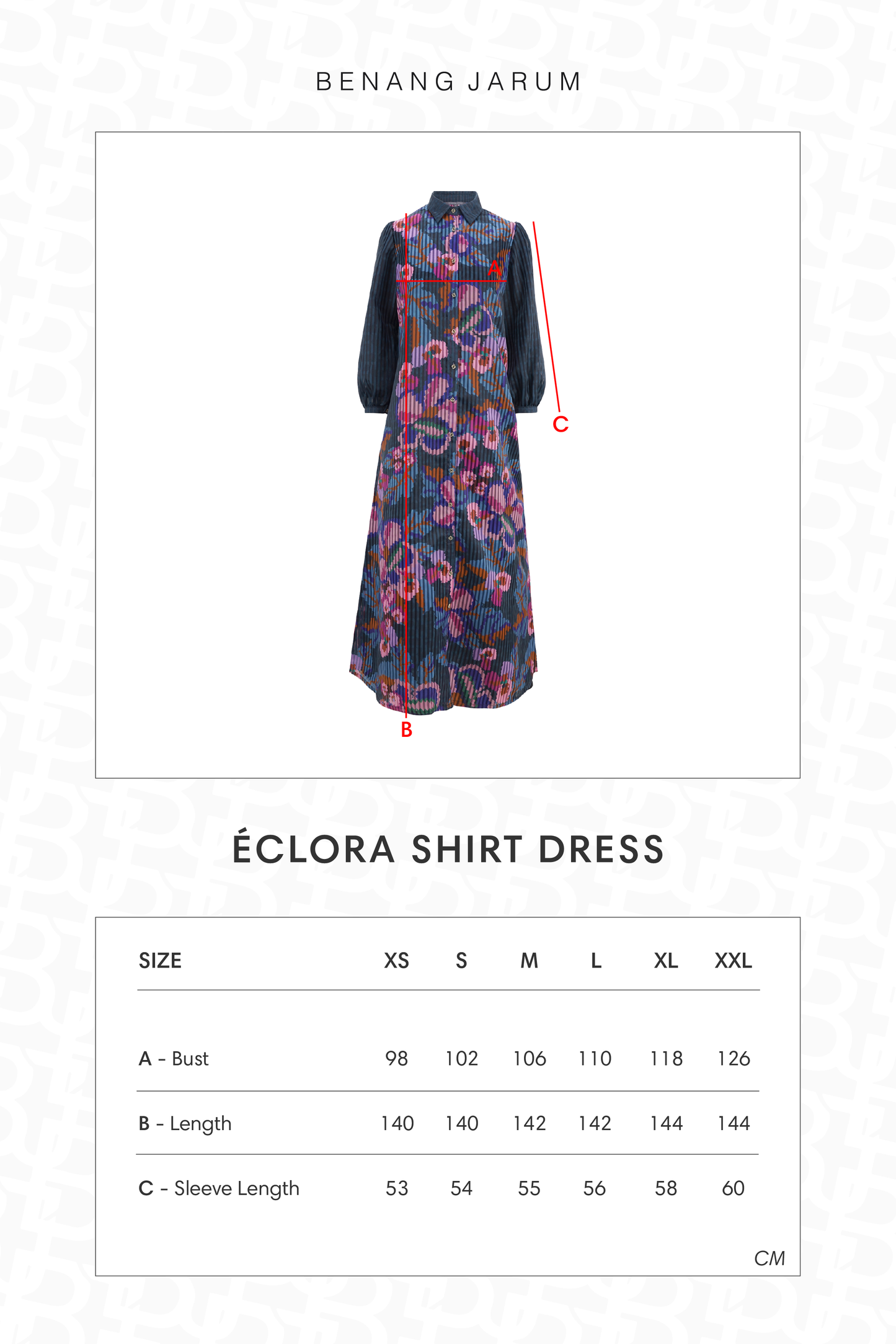 Eclora Shirt Dress - Aconitum