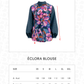 Eclora Blouse - Aconitum