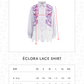 Eclora Lace Shirt - Lavender