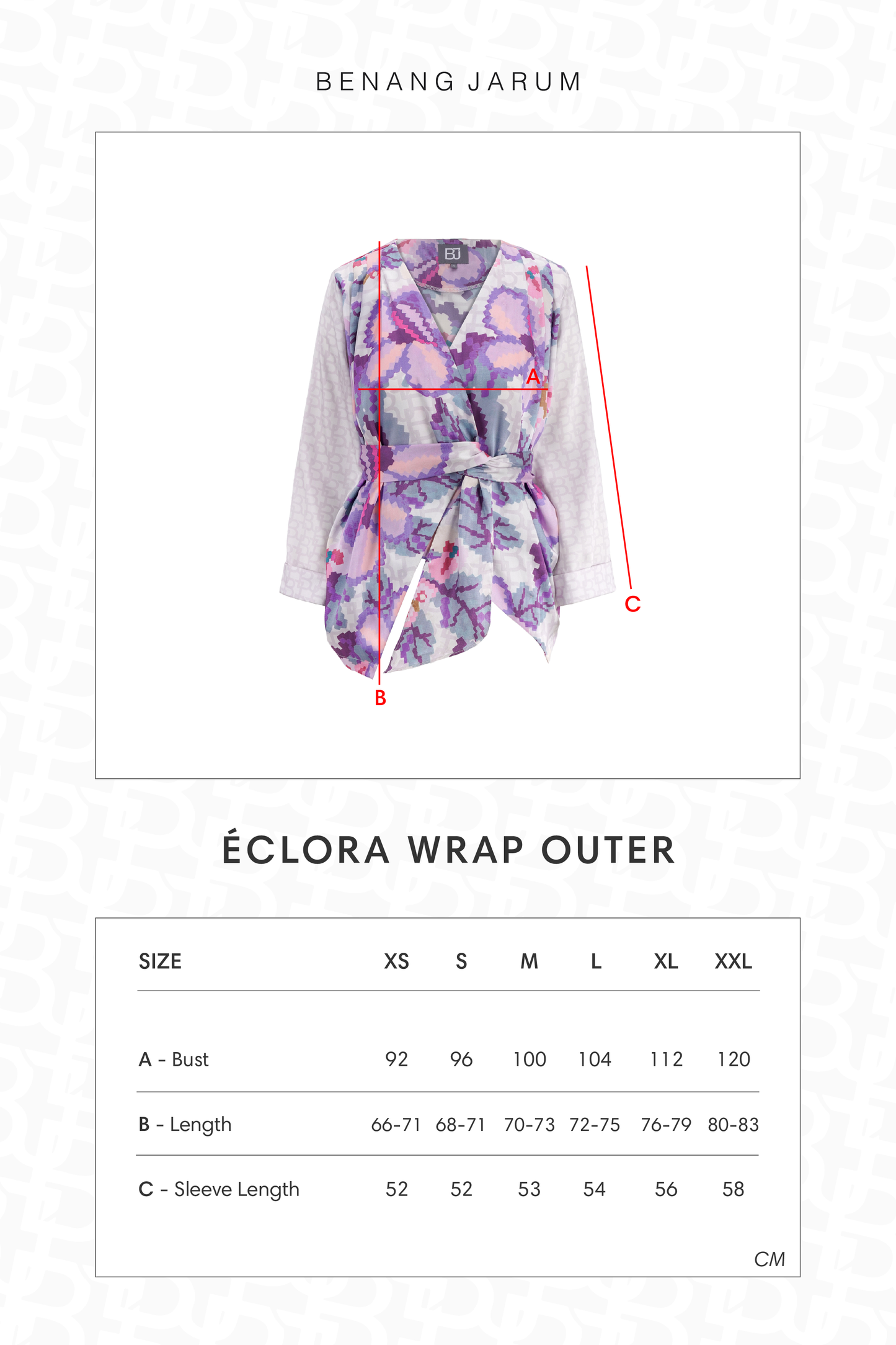 Eclora Wrap Outer - Lavender