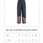 Art De La Nature Cullote Pants - Navy