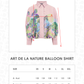 Art De La Nature Balloon Shirt - Pink