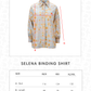 Selena Binding Shirt - Garbera