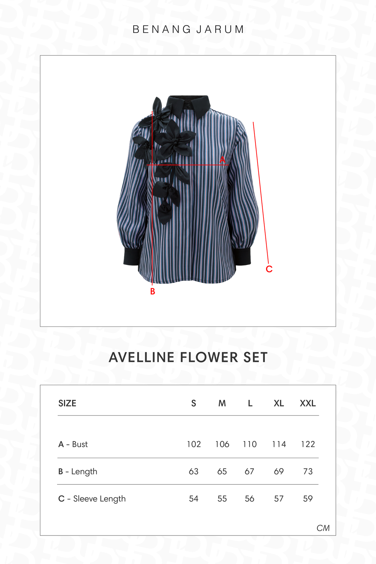 Avelline Flower Set - Indigo Amethyst