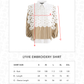 Lyvie Embroidery Shirt - Marigold