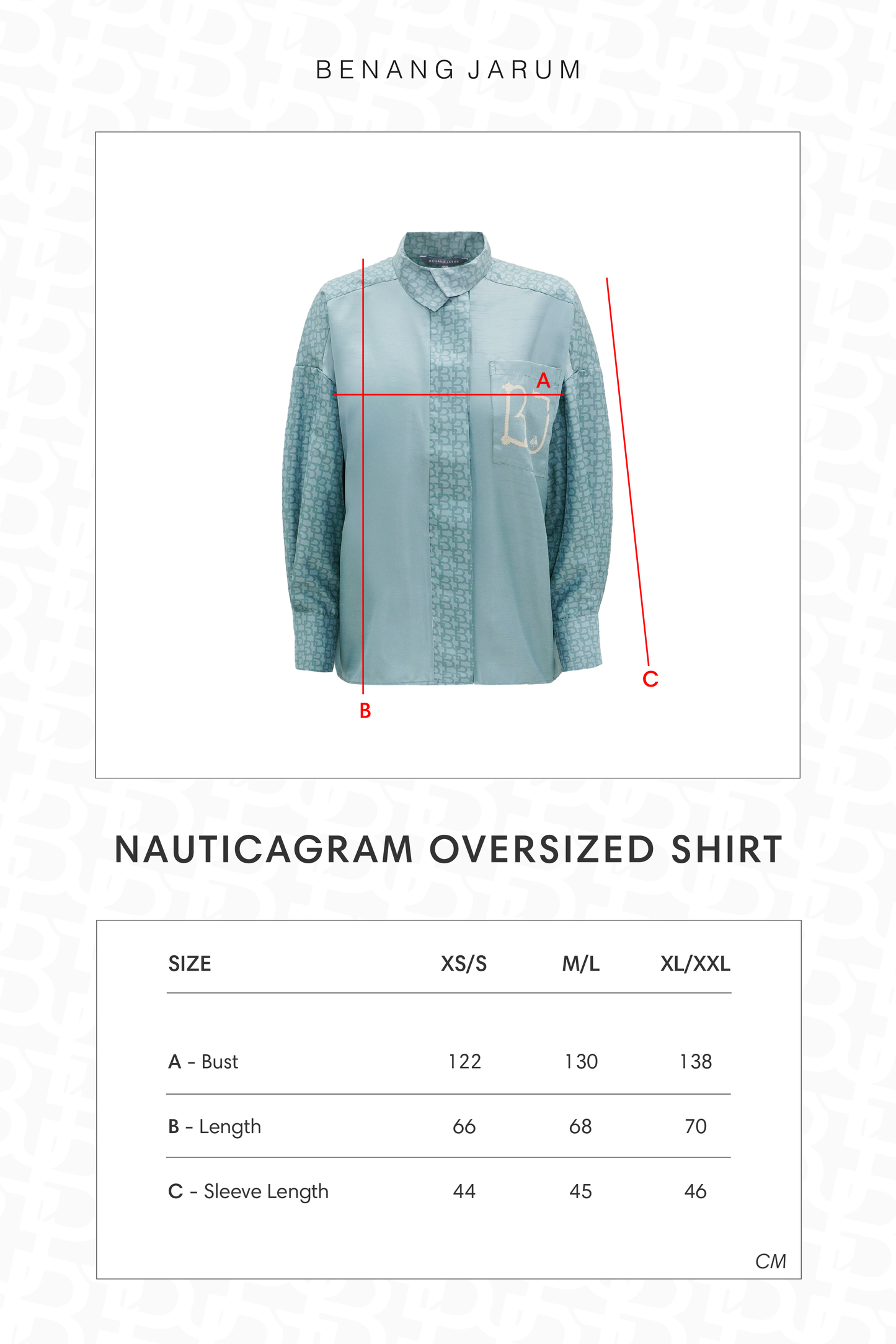 Nauticagram Oversized Shirt - Seaweed