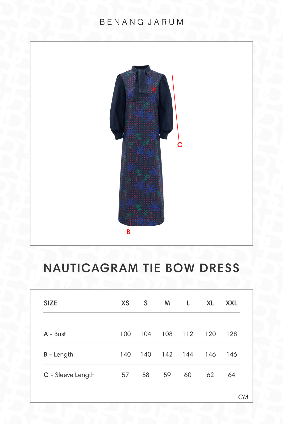 Nauticagram Tie Bow Dress - Ocean