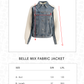 Belle Mix Fabric Jacket - White