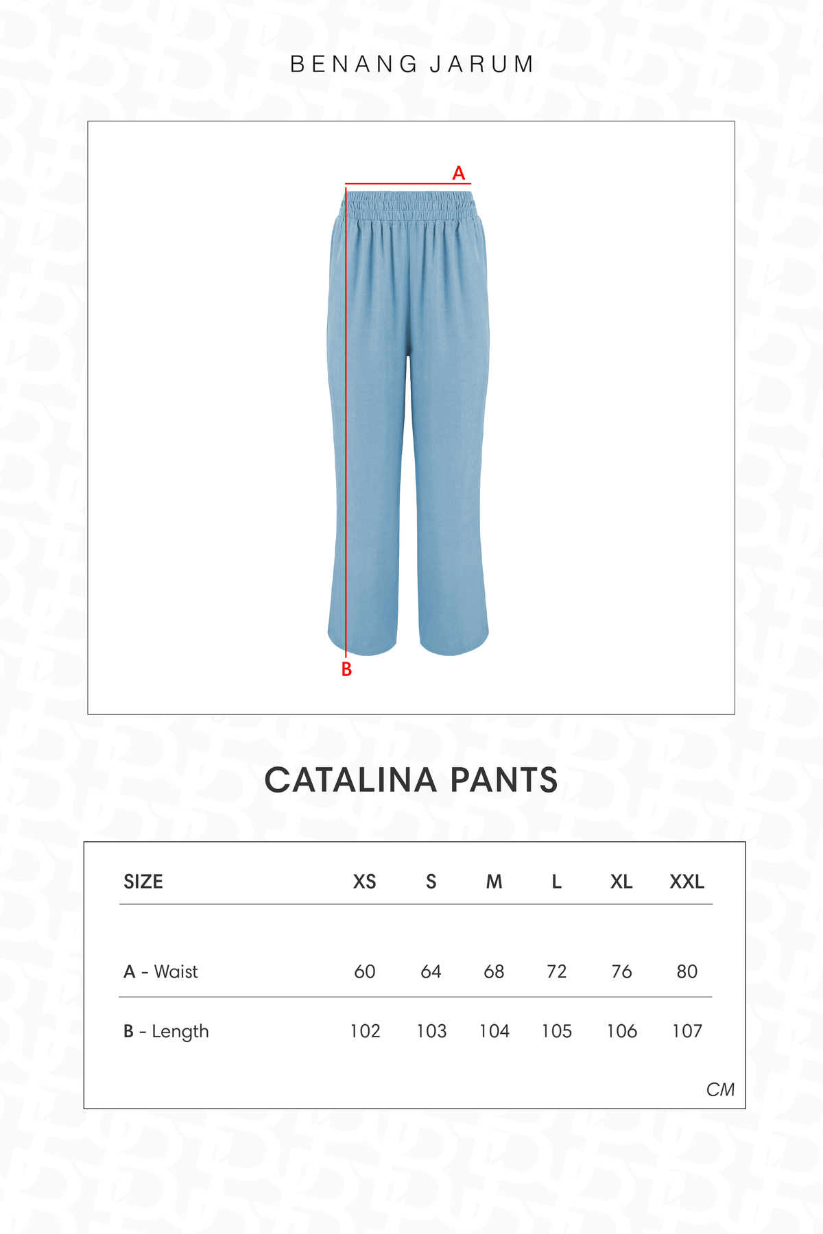 Catalina Pants - Light Denim