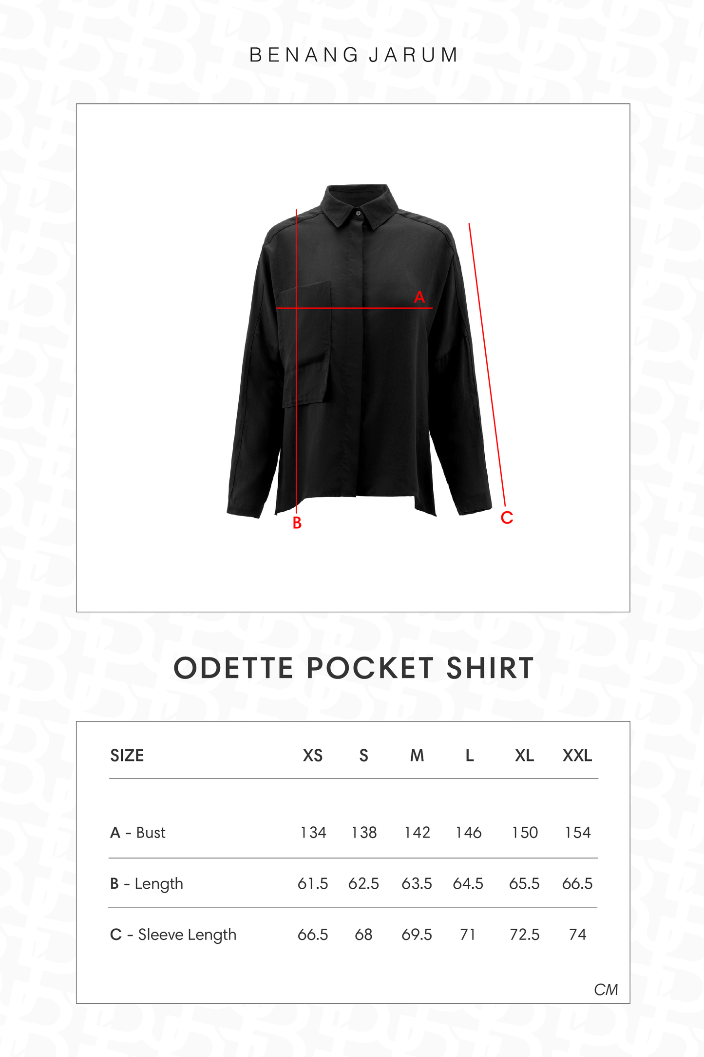 Odette Pocket Shirt - Black