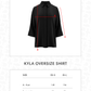 Kyla Oversize Shirt - Black