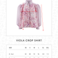 Viola Crop Shirt - Blossom