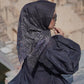 Maharani Voal Square - Black