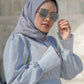 Maharani Voal Square - Grey