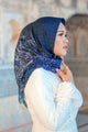 Maharani Voal Square - Navy