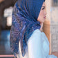 Maharani Voal Square - Navy