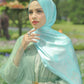 The Friendship Satin Shawl - Lyra