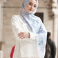Sofya Satin Shawl - Bluecheese