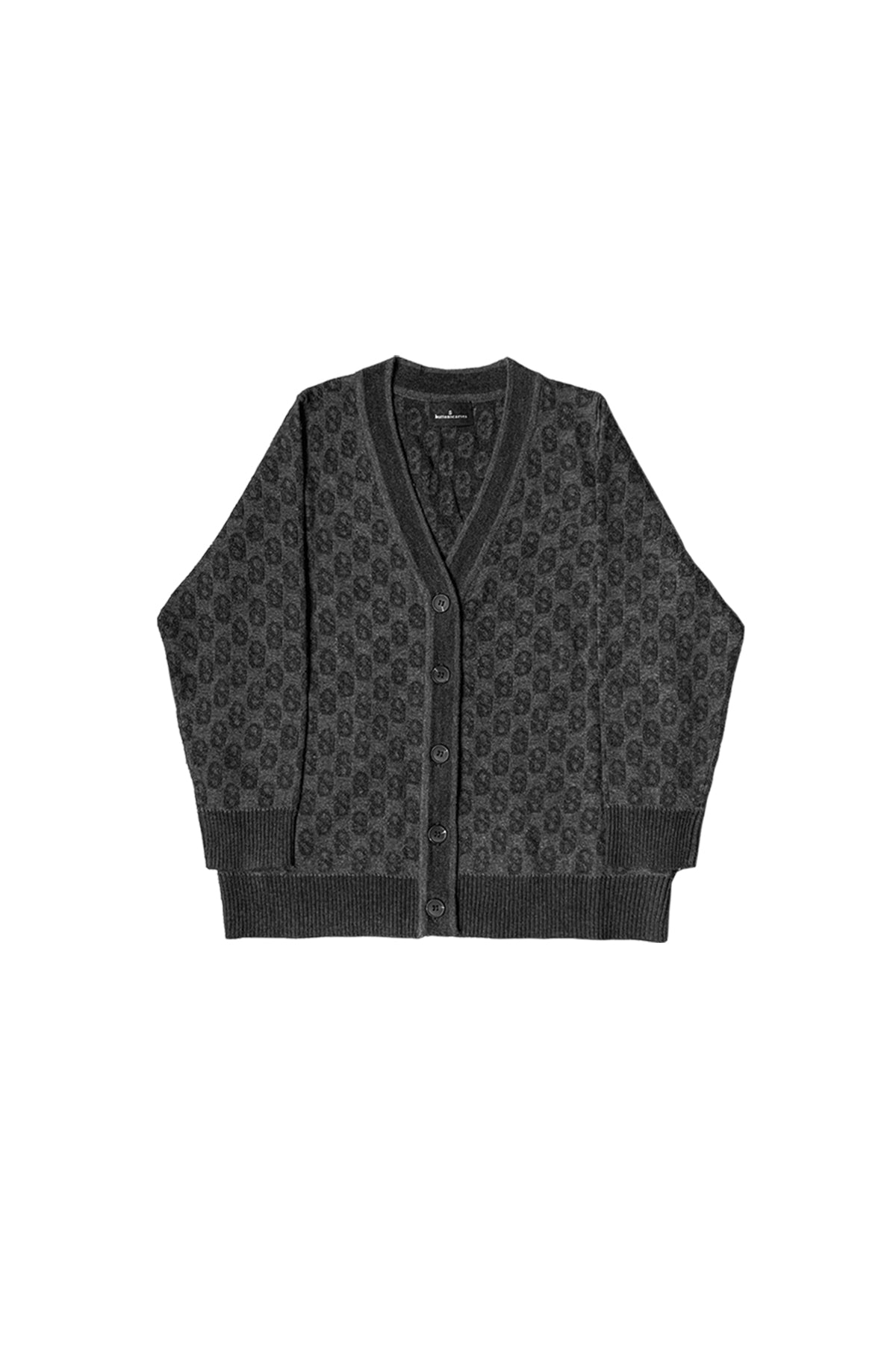 Everyday Kid's Monogram Cardigan - Granite Gray