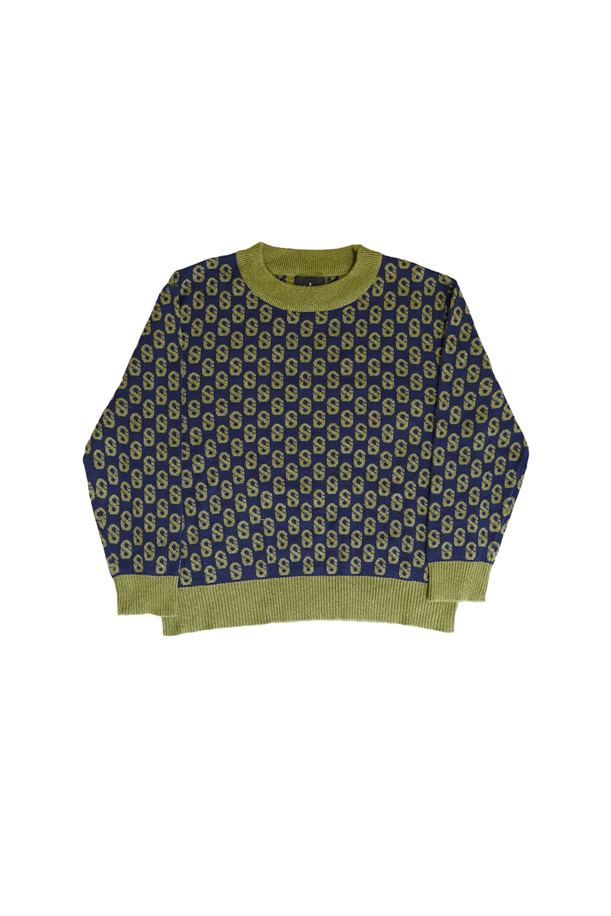 Kid's Signature Monogram Sweater - Avocado