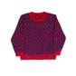 Everyday Kid's Monogram Sweater - Carmine