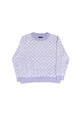Everyday Kid's Monogram Sweater - Purple Heart