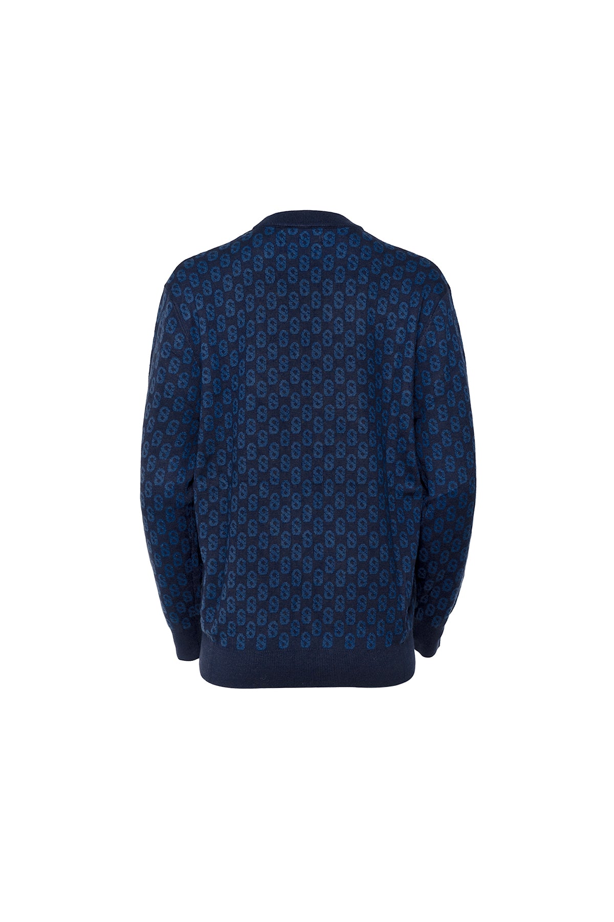 Everyday Monogram Sweater - Classic Blue