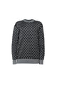 Everyday Monogram Sweater - Metal Gray