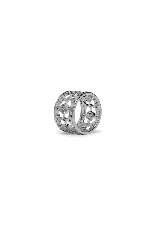 Mona Ring Brooch - Silver