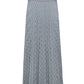 Monogram Pleated Skirt - Grayish