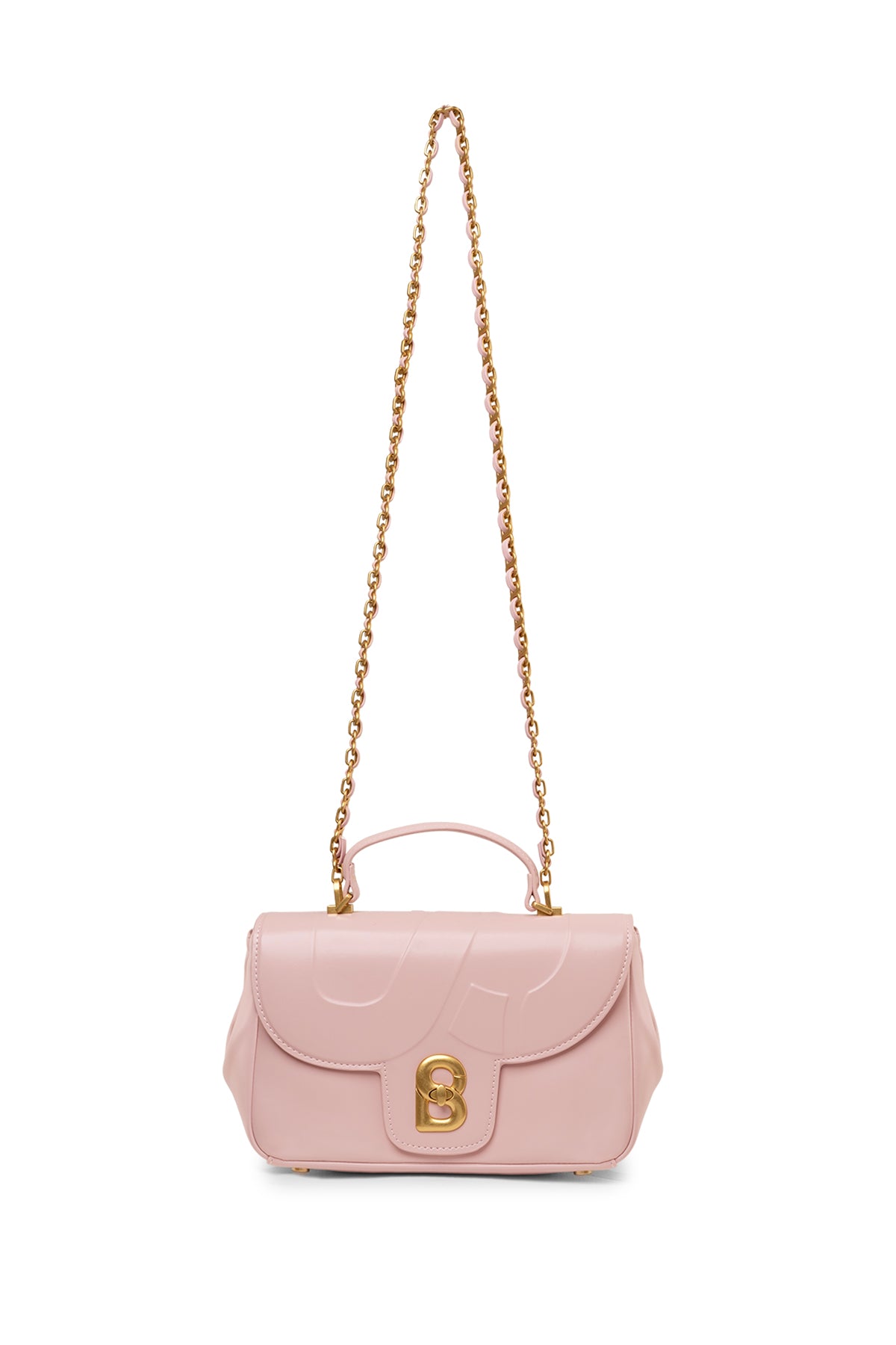 Alma Flap Bag Smooth Finish Small - Dusty Pink