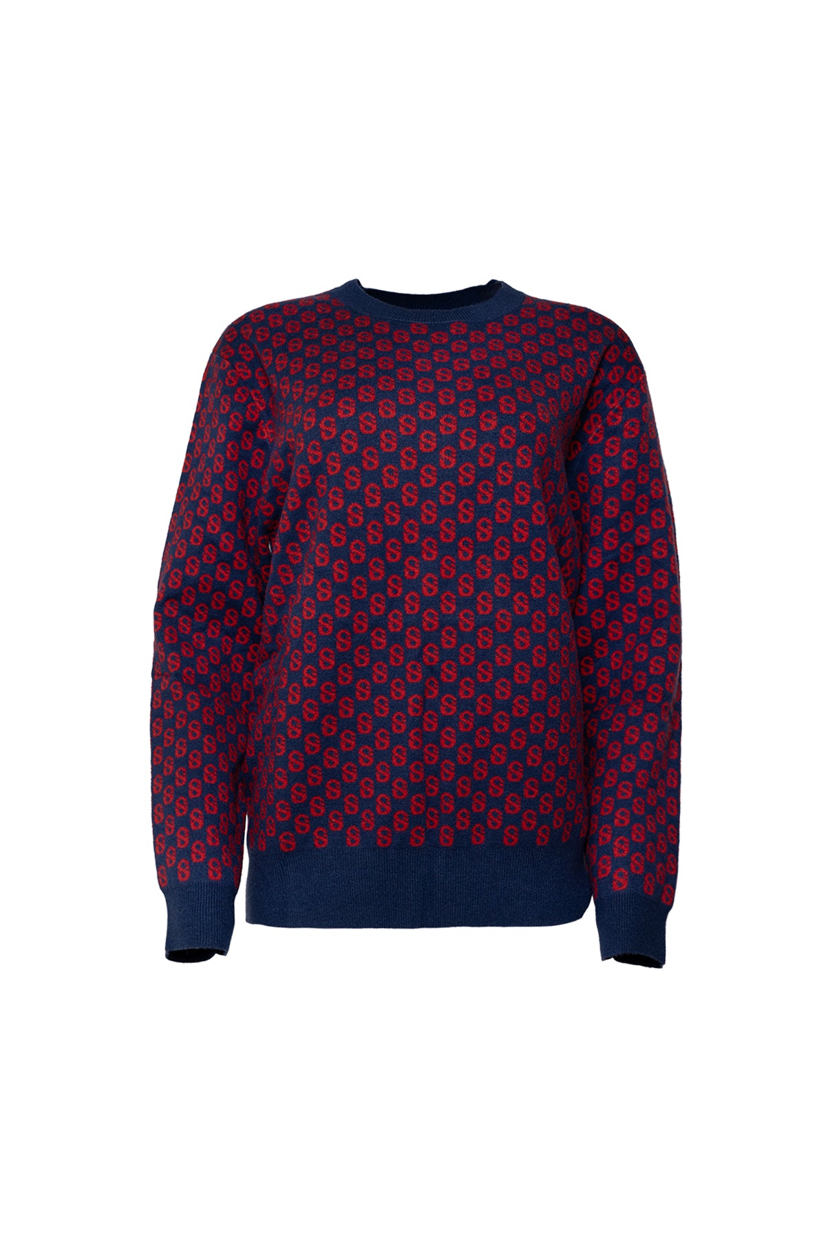 Signature Monogram Sweater - Carmine