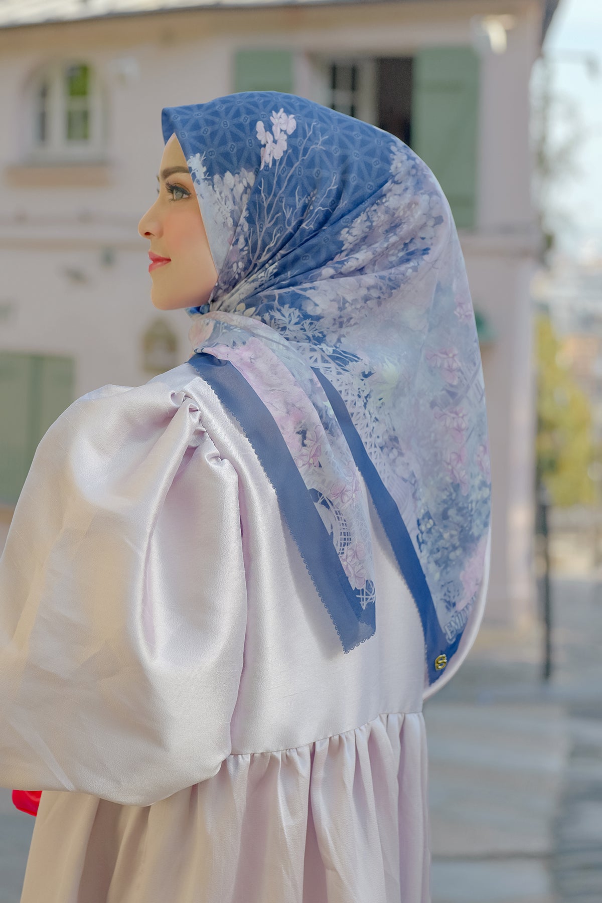 Button Scarf Emily in Paris x Buttonscarves: The Parisian Series – Buttonscarves ...